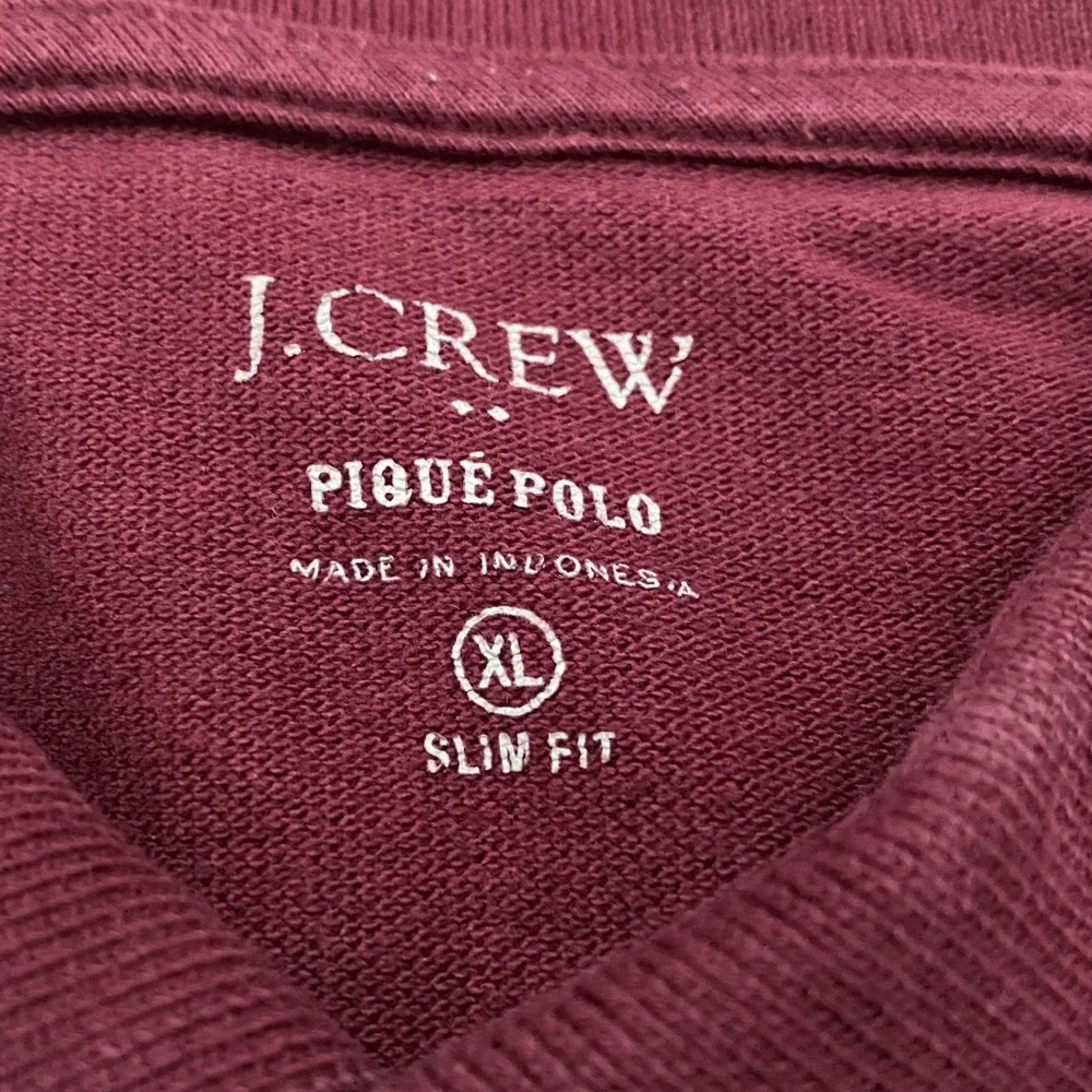 J. Crew Size XL Red Polo